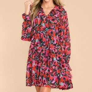 Entro Multicolor Floral Dress